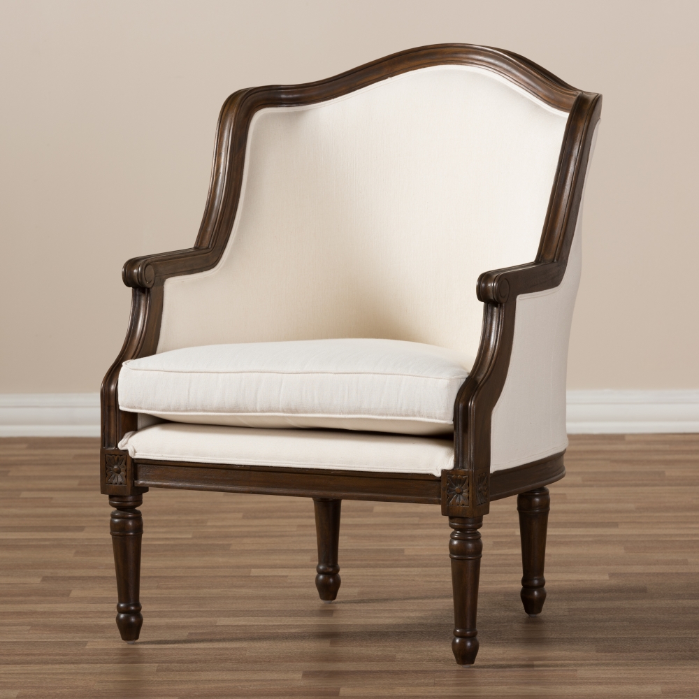 Baxton Studio Charlemagne Traditional French Accent Chair- | Wholesale